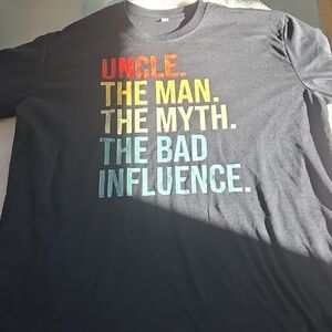 Graphic Tee for Men - Black